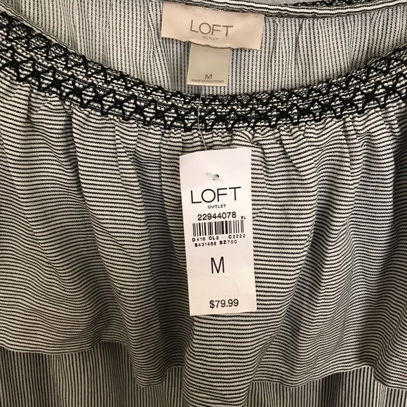 Loft Outlet off the shoulder dress NEW!! - Picture 3 of 5